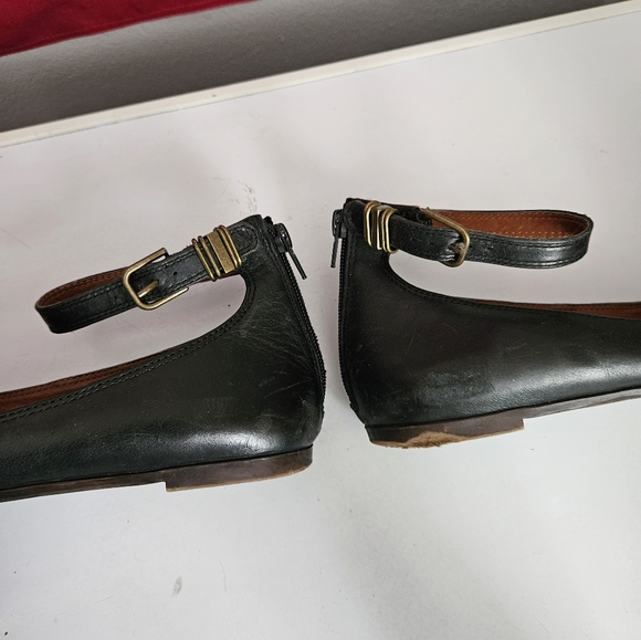 Lucky Brand leather ballet flats with ankle straps 9.5 - Picture 8 of 10